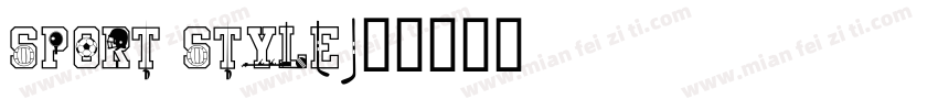 sport style字体转换
